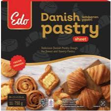 

WP - Danish Pastry Sheet Edo 750 Gr / Lembaran Adonan Pastri / PROMO / HALAL