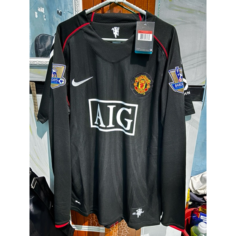 Jersey Man United Away 2007/08 Longsleeve BNWT