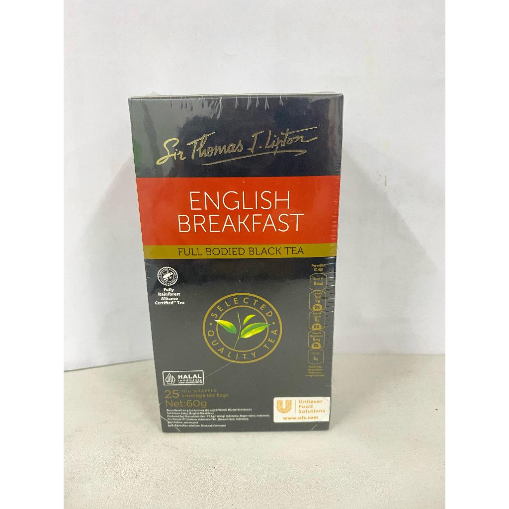 

LIPTON ENGLISH BREAKFAST 25 BAGS 60G Envelope