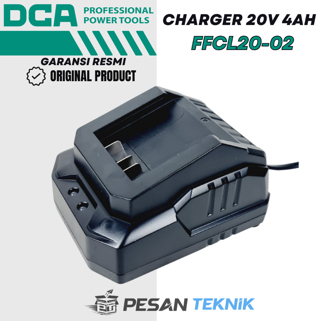 Charger Cordless Baterai 20V DCA FFCL20-02 Charger Battery