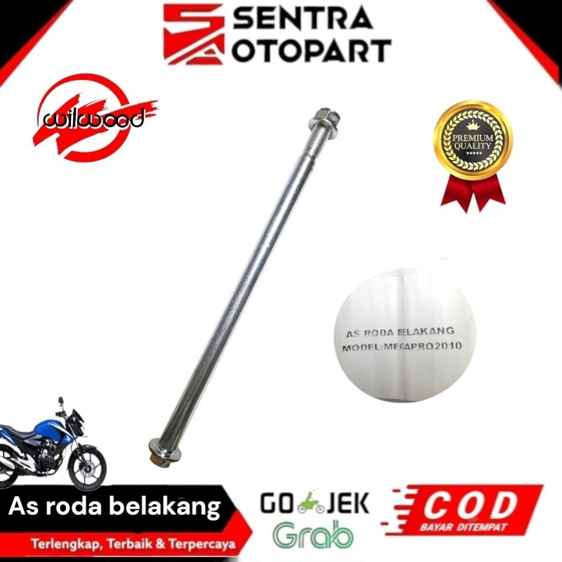 As roda belakang Megapro mega pro mono monoshok 2010 wilwood