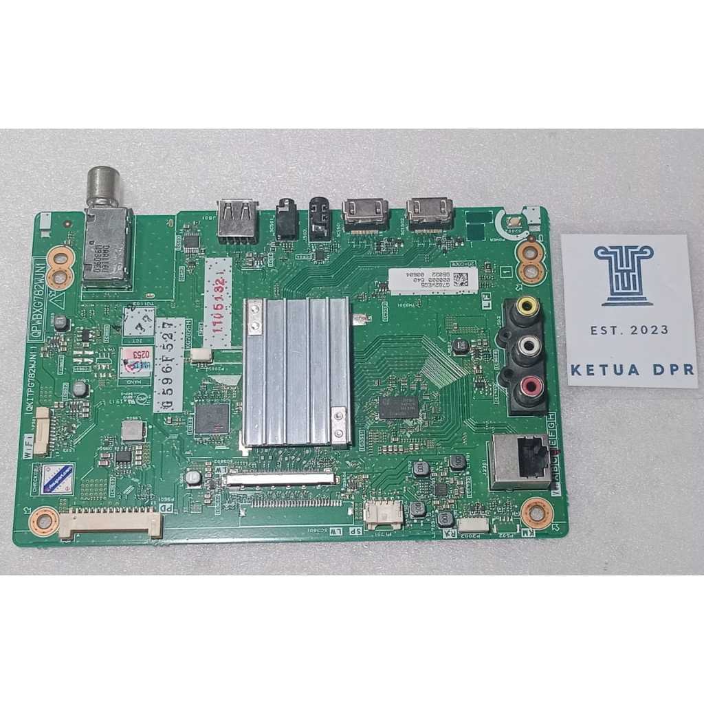 ORIGINAL MODUL PCB MAINBOARD MAIN UNIT MESIN LCD TV SHARP 2T-C40/50AE1I SERIES KODE  G665 PADA BOARD