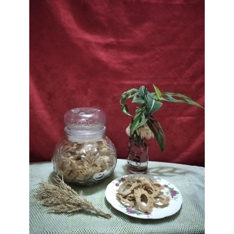 

Kripik pare rasa oke. kemasan 500 gram