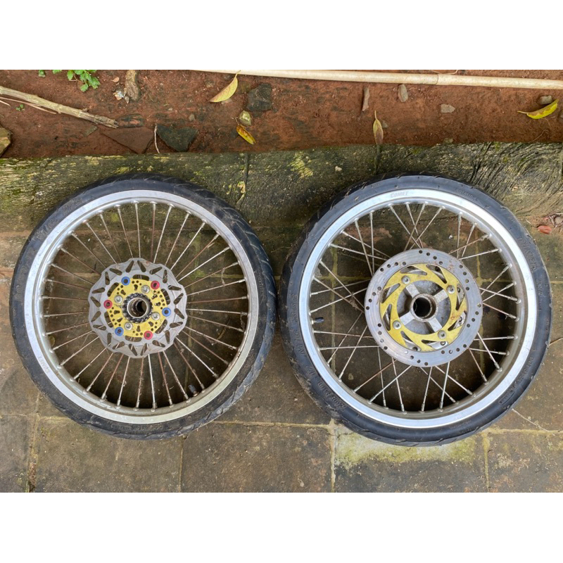 Velg Ring 17 D/B bekas pasang ninja RR ukuran 140/160