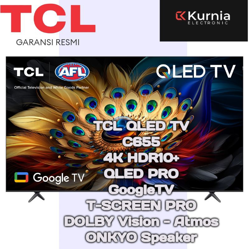 TCL 43C655 QLED PRO 4K GOOGLE TV43 inch / 43P7K NEW 2025 / 43A9 / 43G9 / 43V6B