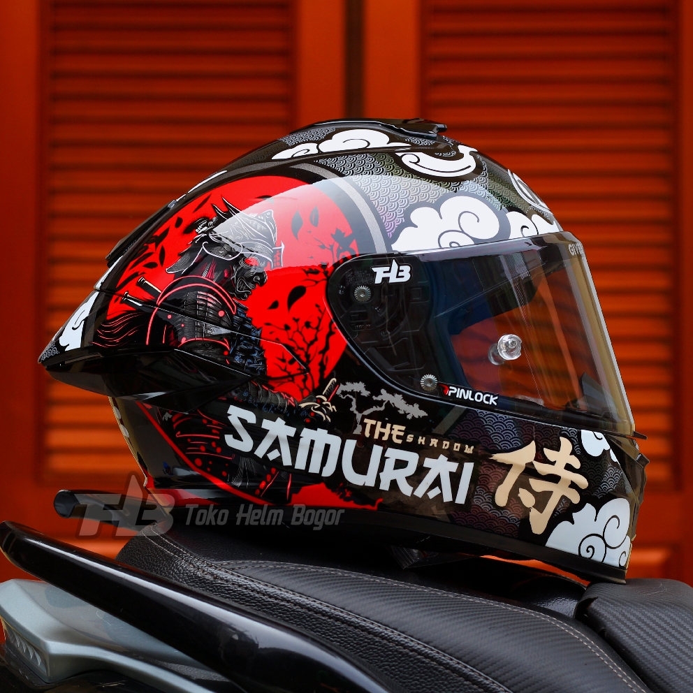 Helm NHK Mark-1 2V | ASSASIN BLACK SAMURAI | DOUBLE VISOR LIGHTSMOKE