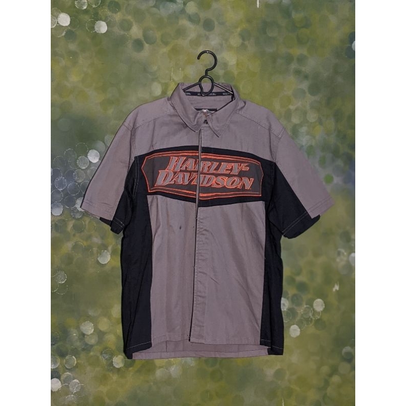 KEMEJA HARLEY DAVIDSON LENGAN PENDEK – WORKSHIRT HARLEY DAVIDSON - KEMEJA DEWASA : PRIA | SECOND