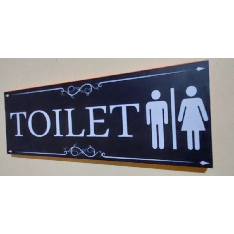 tulisan toilet bacaan toilet
