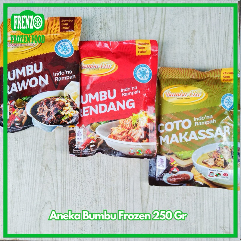 

Aneka Bumbu Jadi Kemasan Frozen 250Gr