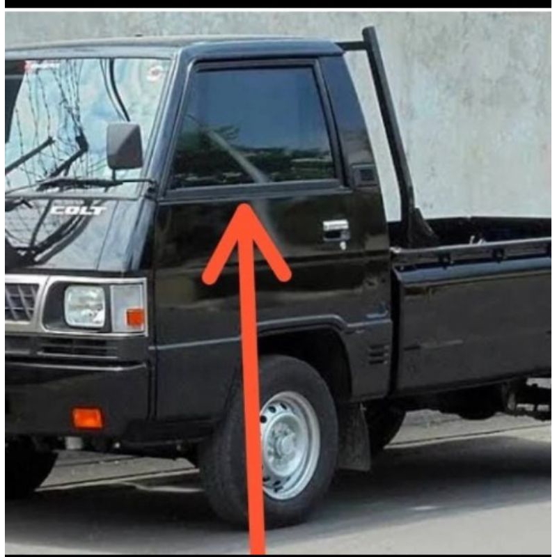 karet pelipit kaca luar Mitsubishi L300 crome
