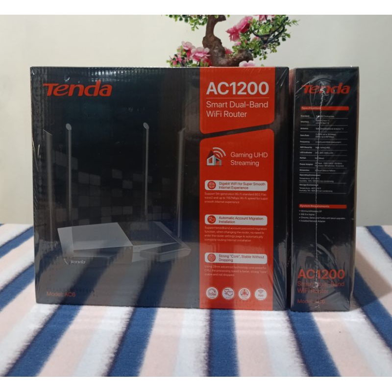 Tenda Ac6 Ac1200 Dualband Gigabit