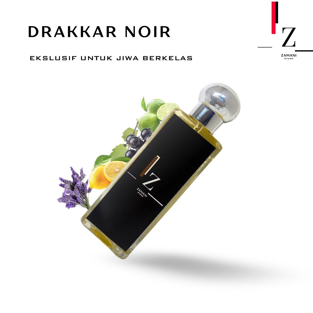 DRAKAR NOIR – Parfum Pria Klasik & Elegan | Lavender, Leather & Amber