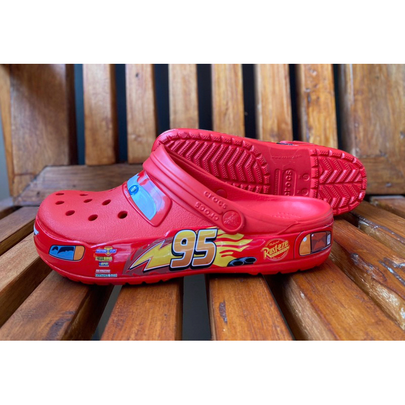 Crocs Cars Mcqueen Dewasa Ori[bonus tas crocs]