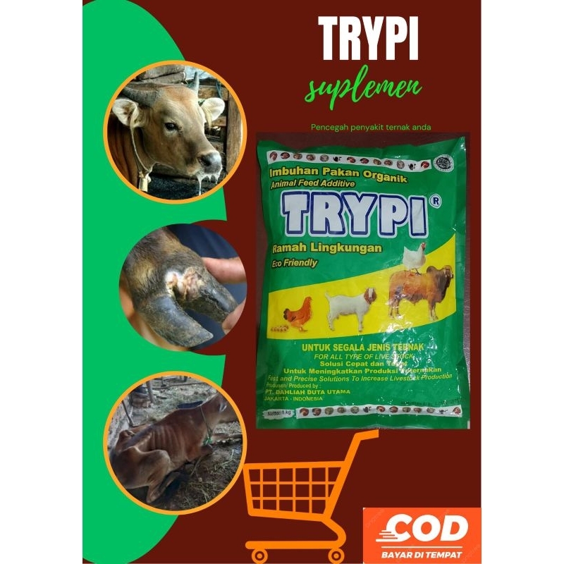 Trypi pakan organik berkwalitas..kemasan 1kg