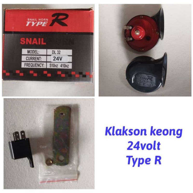 Klakson keong 24 volt