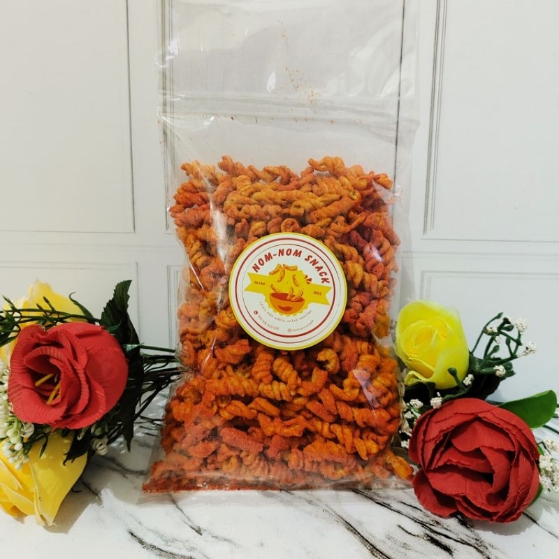 

Makaroni Spiral Pedas Daun Jeruk / Makaroni Spiral Balado / Makaroni Pedas Murah Enak