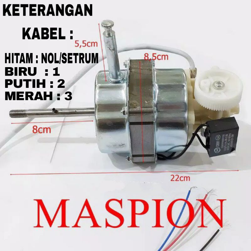 Dinamo Kipas Angin MASPION 16 Inch Moitor Kipas 3020 / Dinamo Kipas Angin MASPION