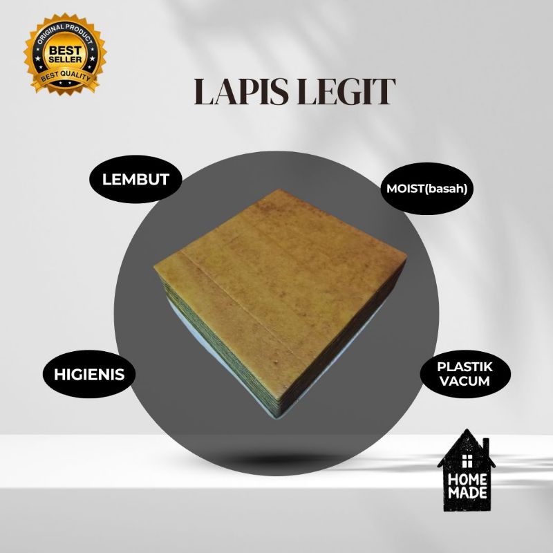 

KUE LAPIS LEGIT POLOS BIASA ukuran 20x20 ENAK MIRAH LEZAT