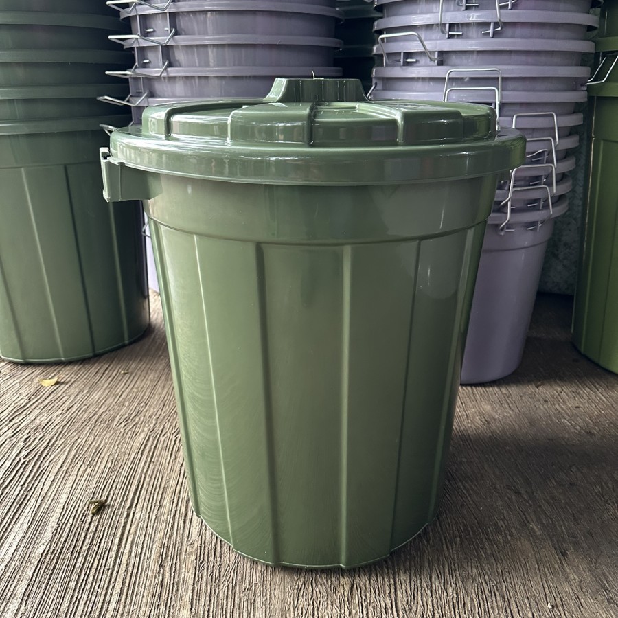Ember 60 Liter Dengan Tutup Ember Besar Tutup Kunci Tong Sampah Tebal Box