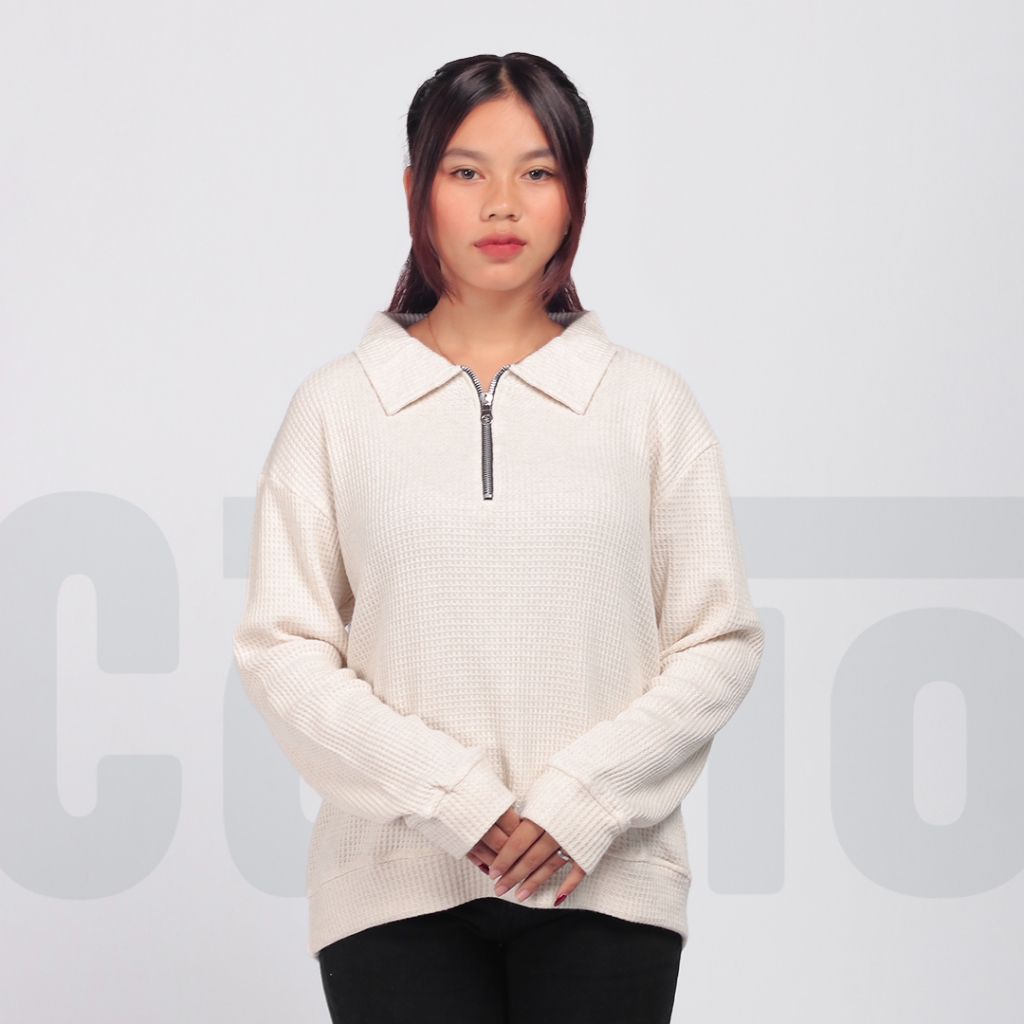 Liora Sweater Waffle | Sweater Wanita