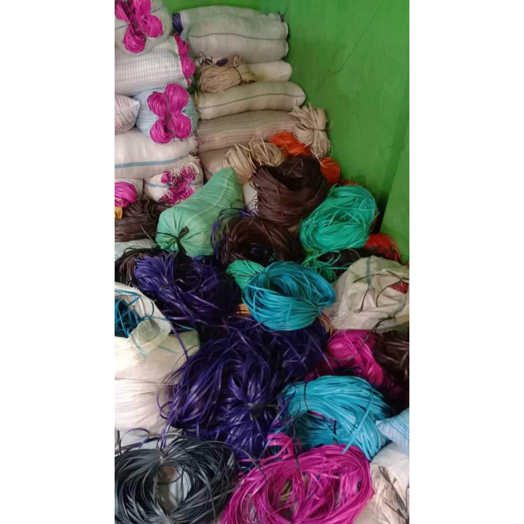 tali sintetis rotan bahan rotan sintetis panjang 50m