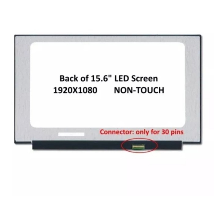 Layar LED LCD Laptop HP Pavilion 15-EC0107AX 15.6 Inch Full HD IPS