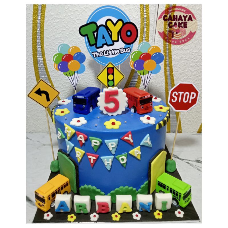 

Kue Ulang Tahun Tayo / Tayo Cake / Kue Ultah Buss Tayo
