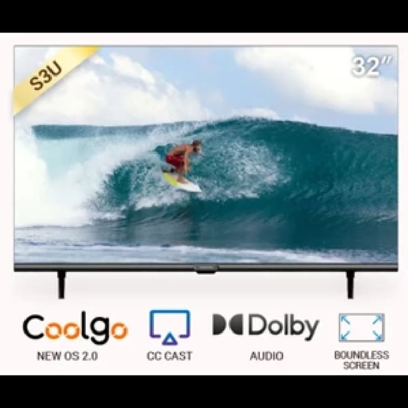 Led Tv Coocaa 32" inch Smart Digital 32S3U youtube wifi 32S3U Coca koka cocca
