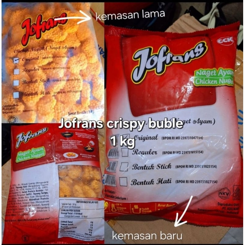 

NUGGET JOFRAN CRISPY 1KG