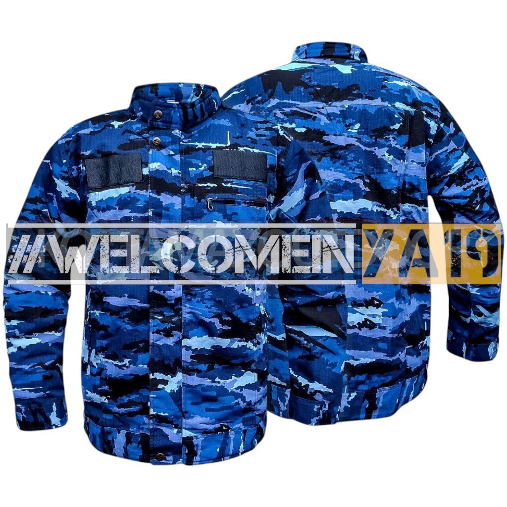 Swabuana AU Striped Jacket Tactical | Jaket ABG Loreng TNI AU Swa Bhuana