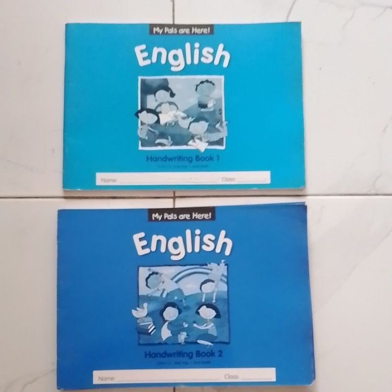MY PALS ARE HERE ENGLISH HAND WRITING BOOK 1 ,2