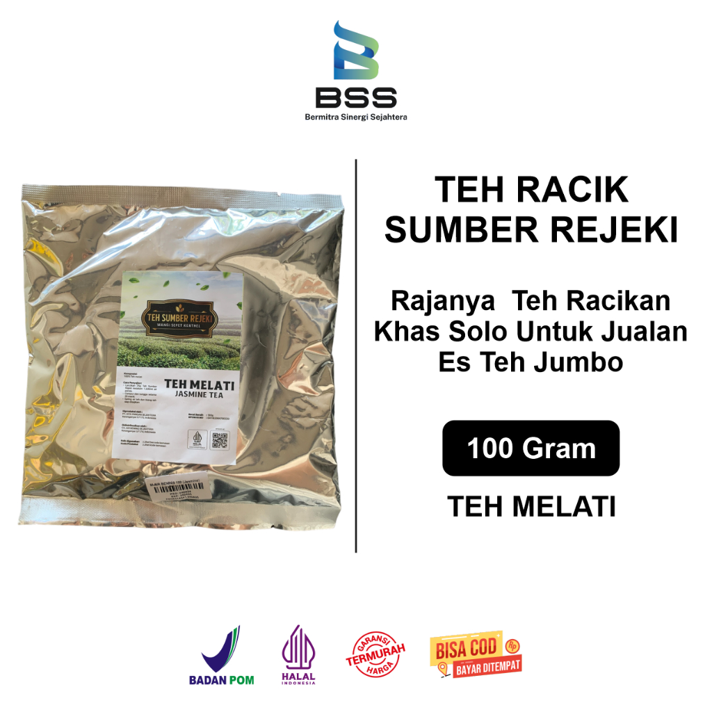 

[100gr] Teh Racik Khas Solo, wangi, sepet, cocok untuk jualan es teh