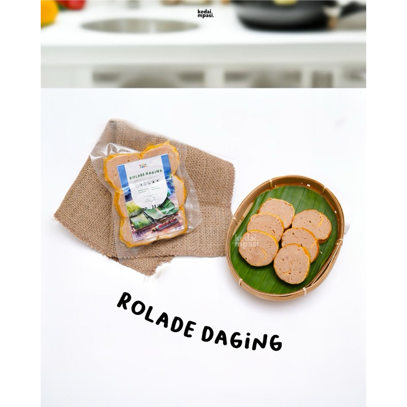 

KEDAIMPASI - Rolade Daging tinggal kukus/goreng/oven/microwave untuk MPASI belajar fingerfood