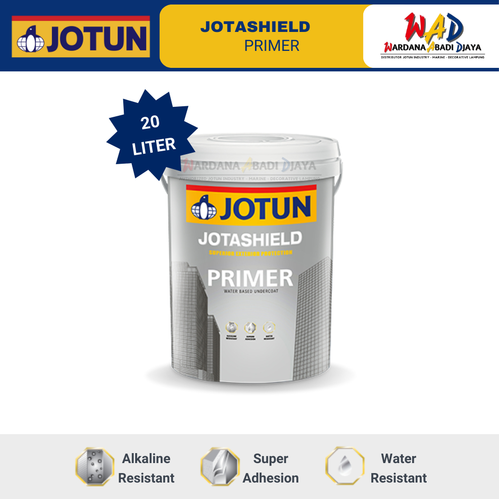 CAT DASAR ALKALI JOTUN - JOTASHIELD PRIMER (LUAR DAN DALAM) - 20 LITER