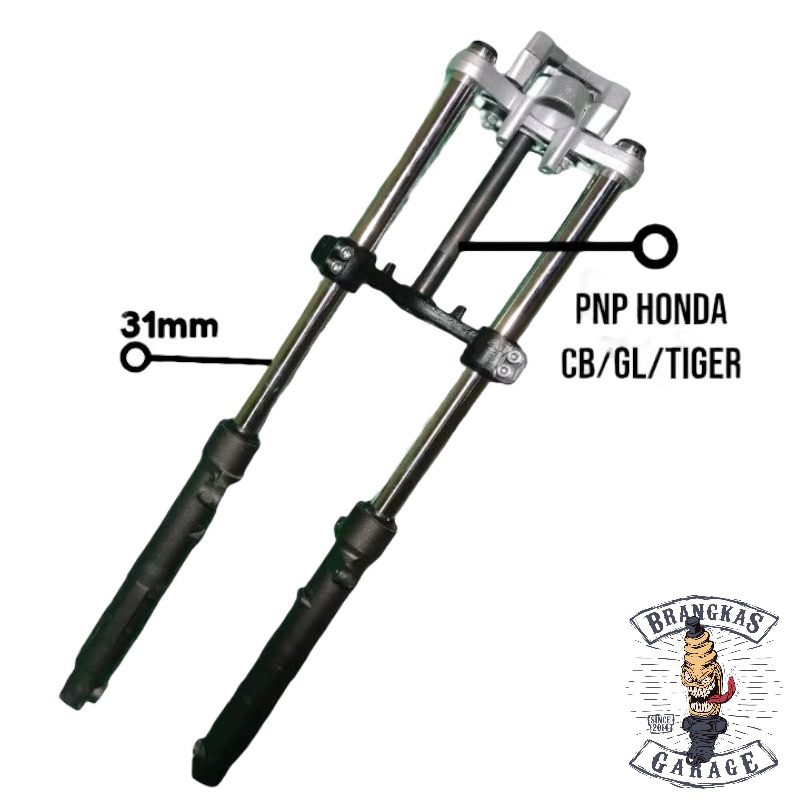 Shokbeker Sok Depan CBR150R LED Set Segitiga Ninja RR PNP Honda CB GL 100 Tiger Win Import