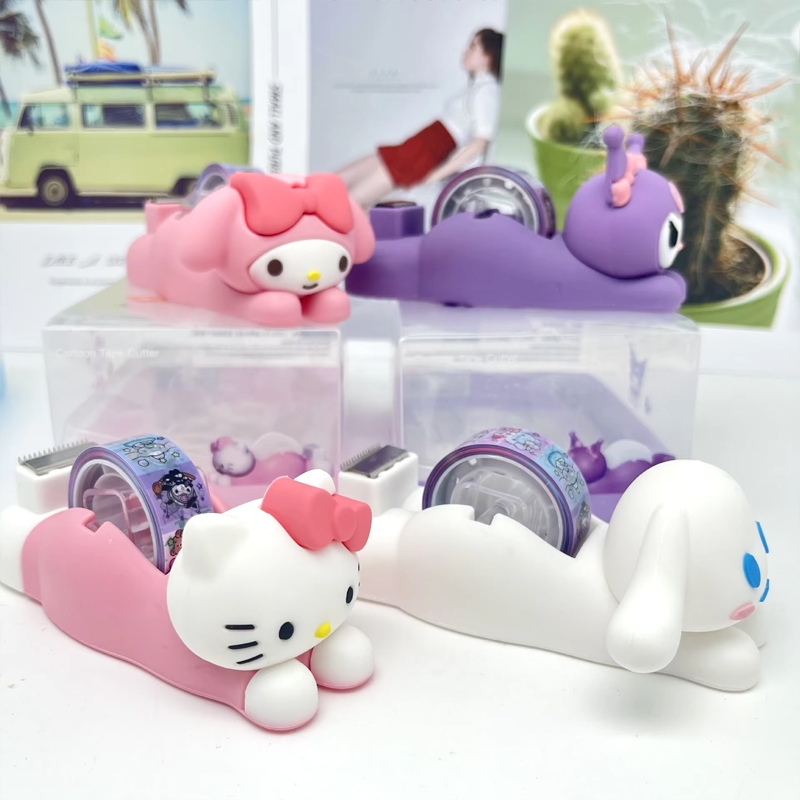 

BB Dispenser Tape Cutter Tempat Solatip Isolasi motif Sanri* 5D