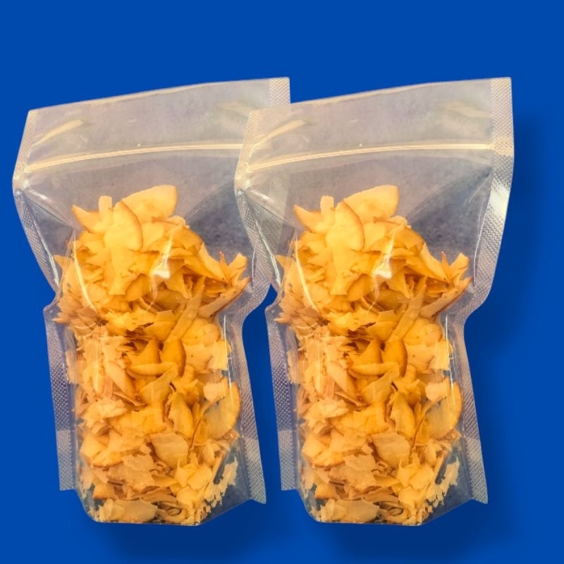 

Patahan keripik renyah dan gurih kemasan Pouch 5 Varian rasa