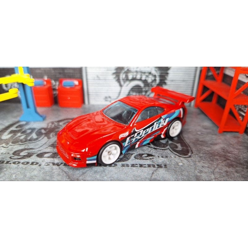 hot wheels supra mk4 greddy 5 giftpack - loose