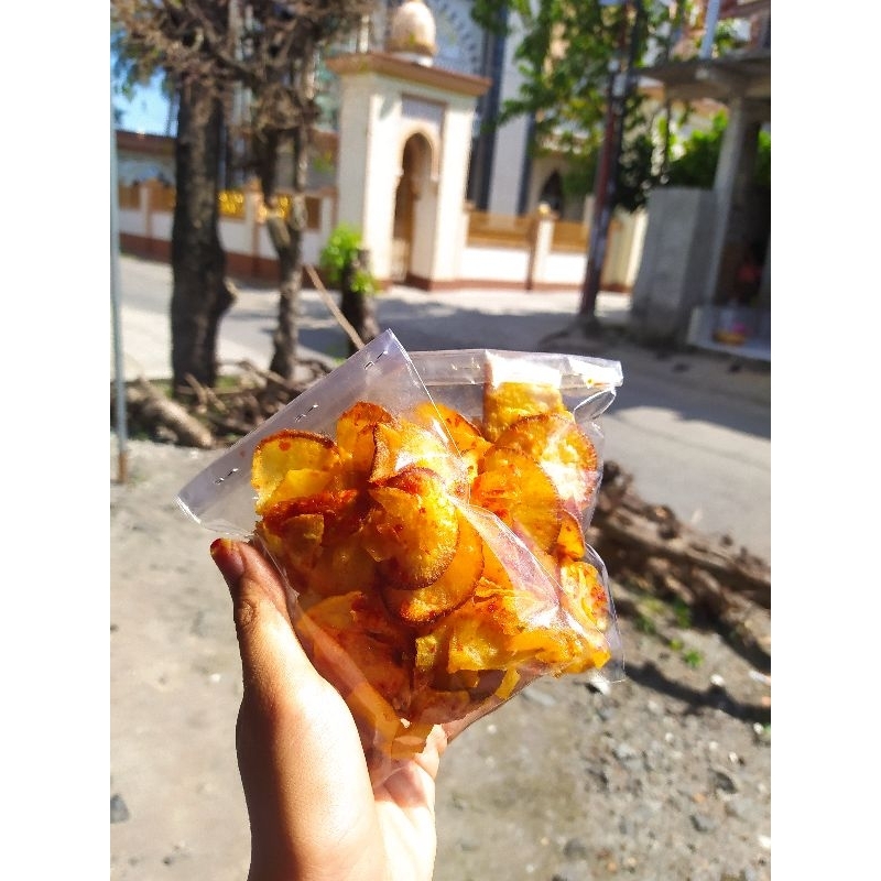 

kripik singkong pedas manis