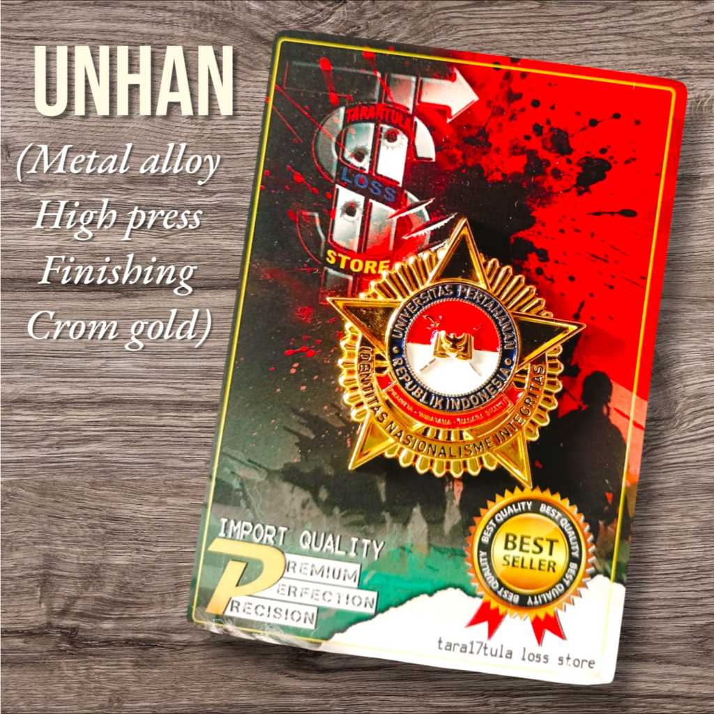 BRIVET/WING/PIN PDH UNHAN STANDART TNI IMPORT PREMIUM