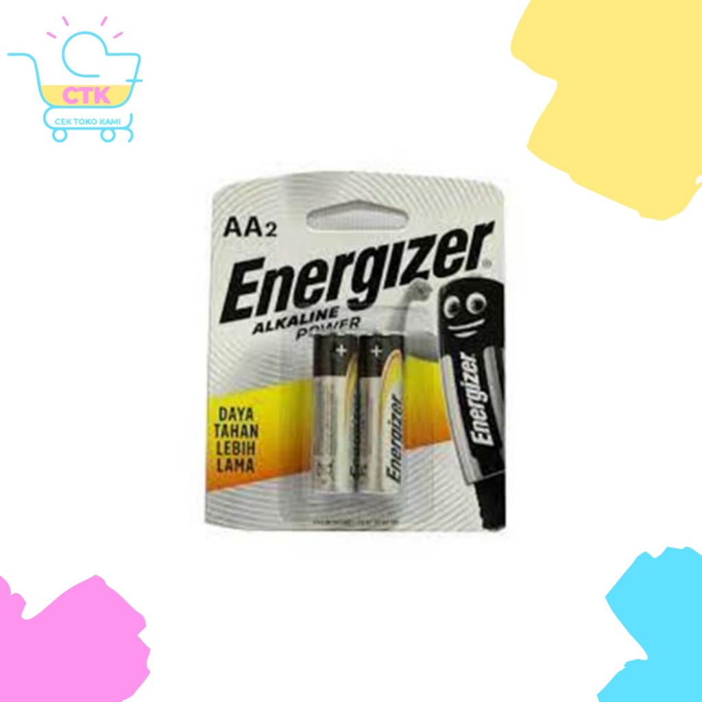Energizer Alkaline Power Batu Battery Baterai A3 AAA 2 pcs