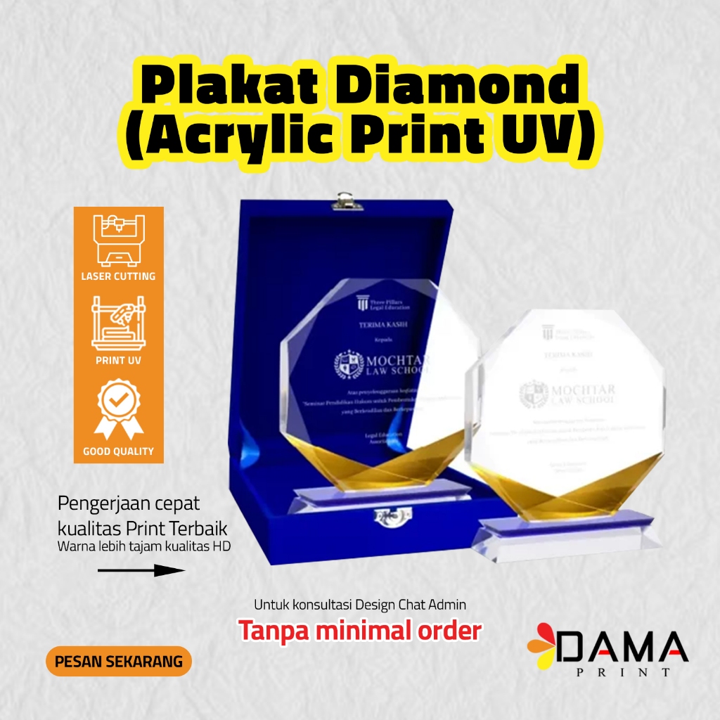 PLAKAT AKRILIK DIAMOND / PLAKAT CUSTOM / PRINT UV PLAKAT