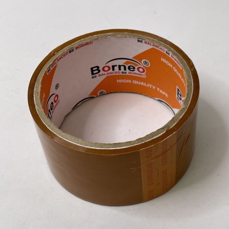 

lakban borneo coklat tipis