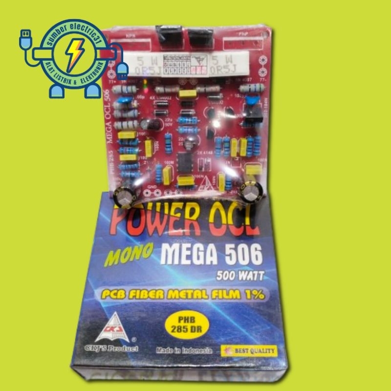 KIT DRIVER POWER AMPLIFIER OCL MONO MEGA 506 500 WATT PHB 285 DR