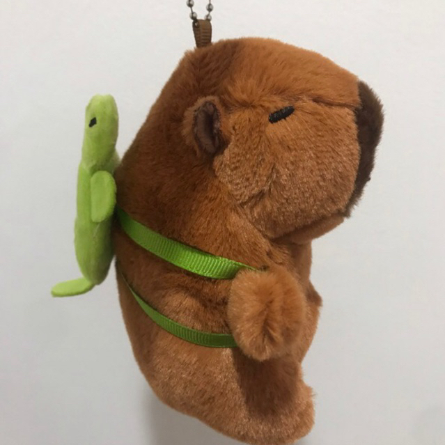 JENNIE's CAPYBARA - Goms Home (Gantungan kunci capybara tas kura-kura jennie blackpink keychain)