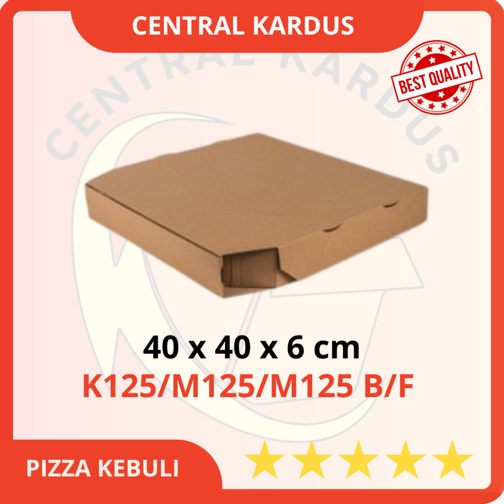Box Pizza Kebuli | Kardus Makanan Kebuli | Dus Box Tebal | Ukuran 40x40x6