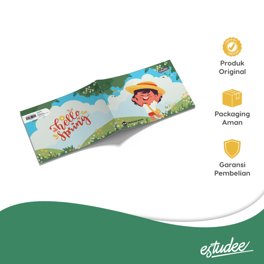 

ESTUDEE DRAWING BOOK A4 K LITTLE GIRL