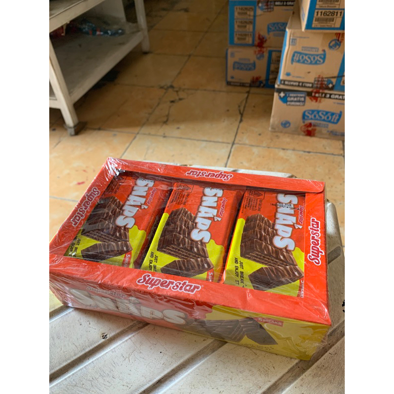 

Superstar Snaps 336g Isi 12 Pcs Wafer Salut Cokelat