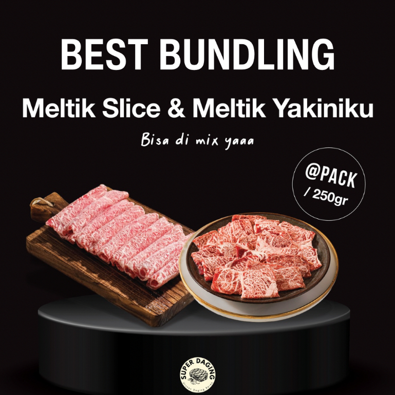 

[PAKET HEMAT] Meltik Yakiniku & Meltik Slice - Super Daging Pekanbaru