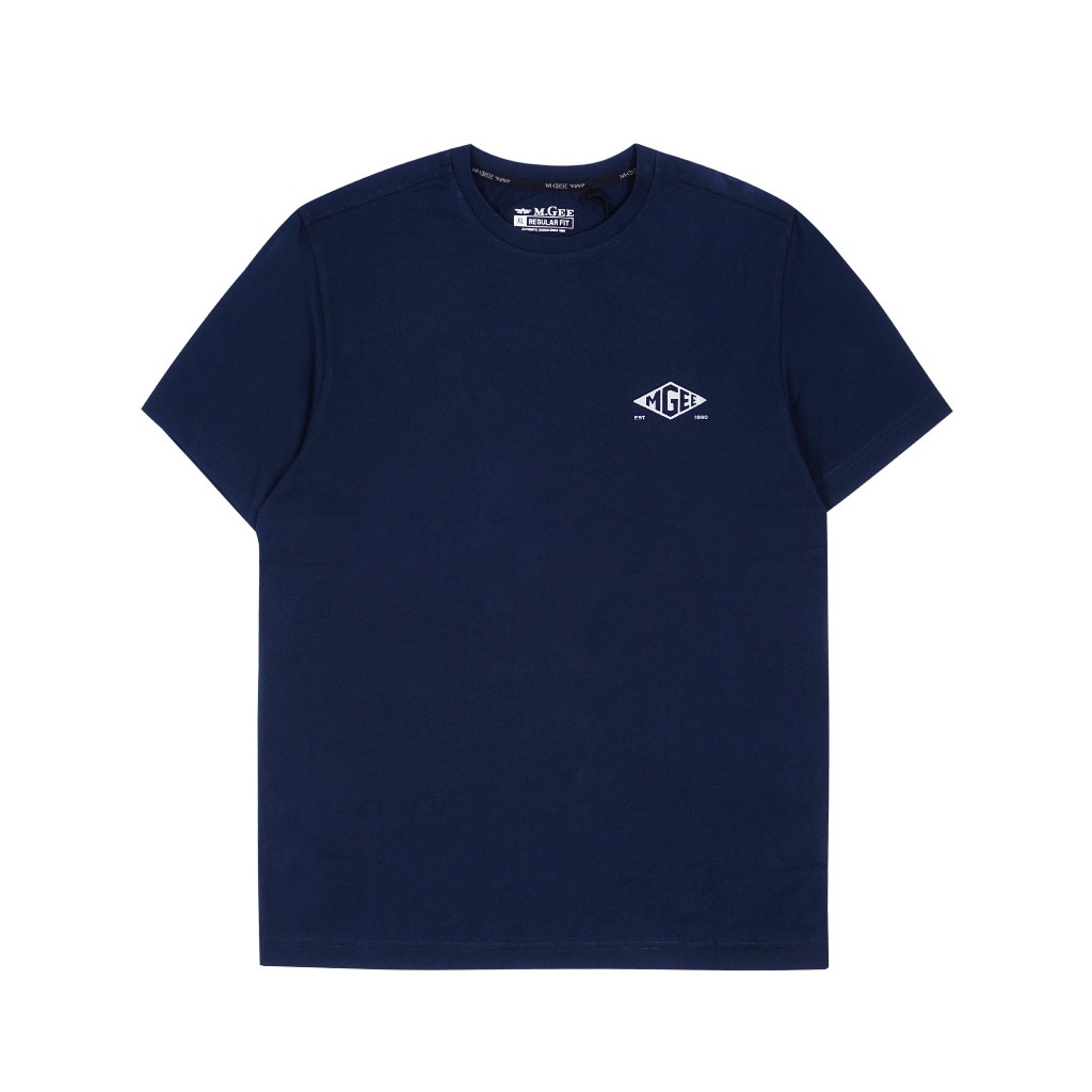 Kaos MGEE Original - Kaos Lengan Pendek Kasual Pria Original MGEE Oliver CKPR 136 Navy